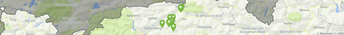 Map view for Pharmacies emergency services nearby Mariastein (Kufstein, Tirol)